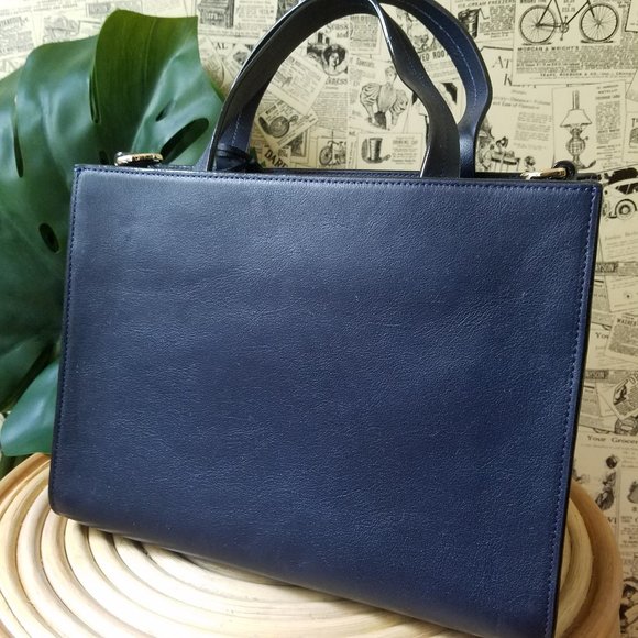Kate Spade Made in Italy Madison Navy Bag NWT - Picture 5 of 10